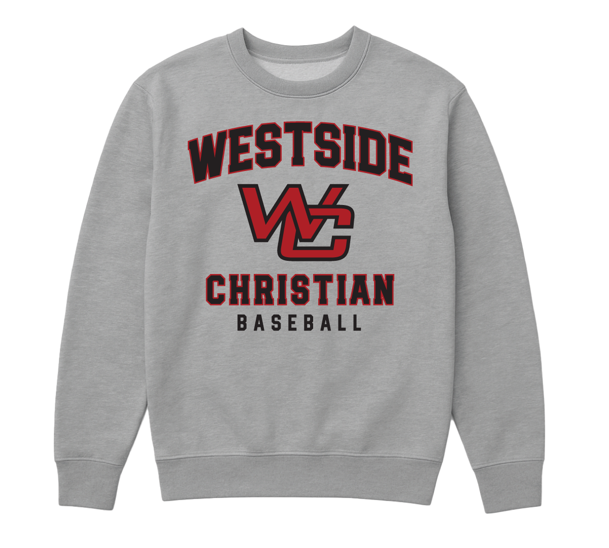 Baseball Crest Crew Neck