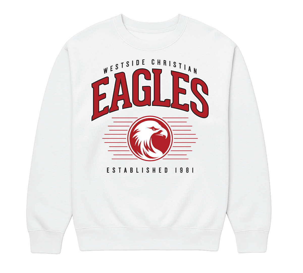 Retro Crest Crew Neck