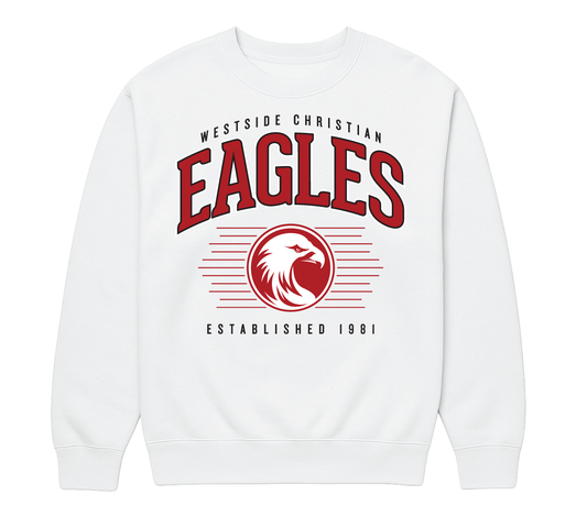 Retro Crest Crew Neck