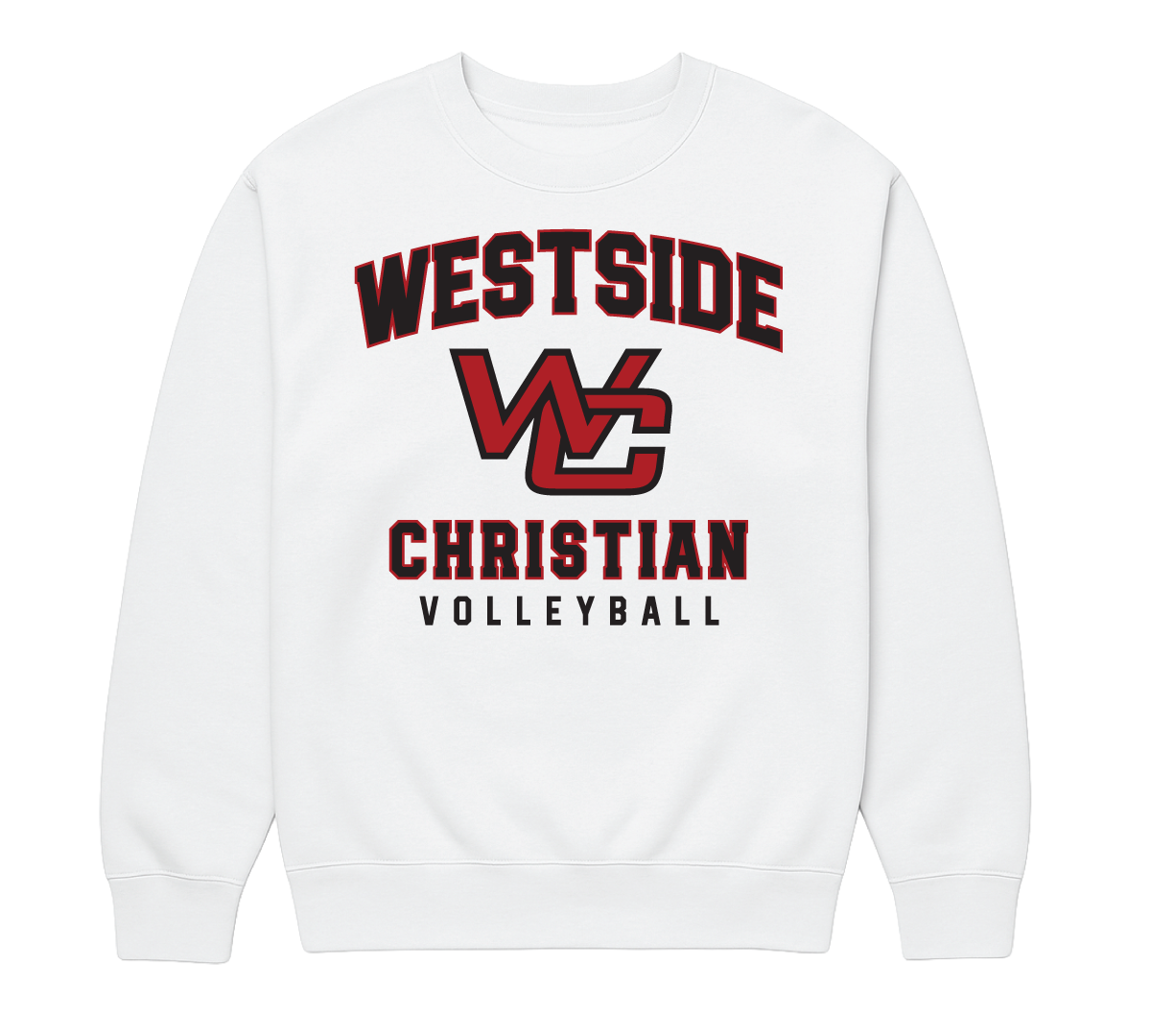 Volleyball Crest Crew Neck