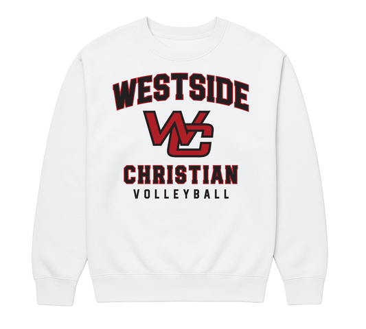 Volleyball Crest Crew Neck